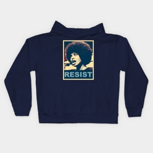 Angela Davis Resist Kids Hoodie